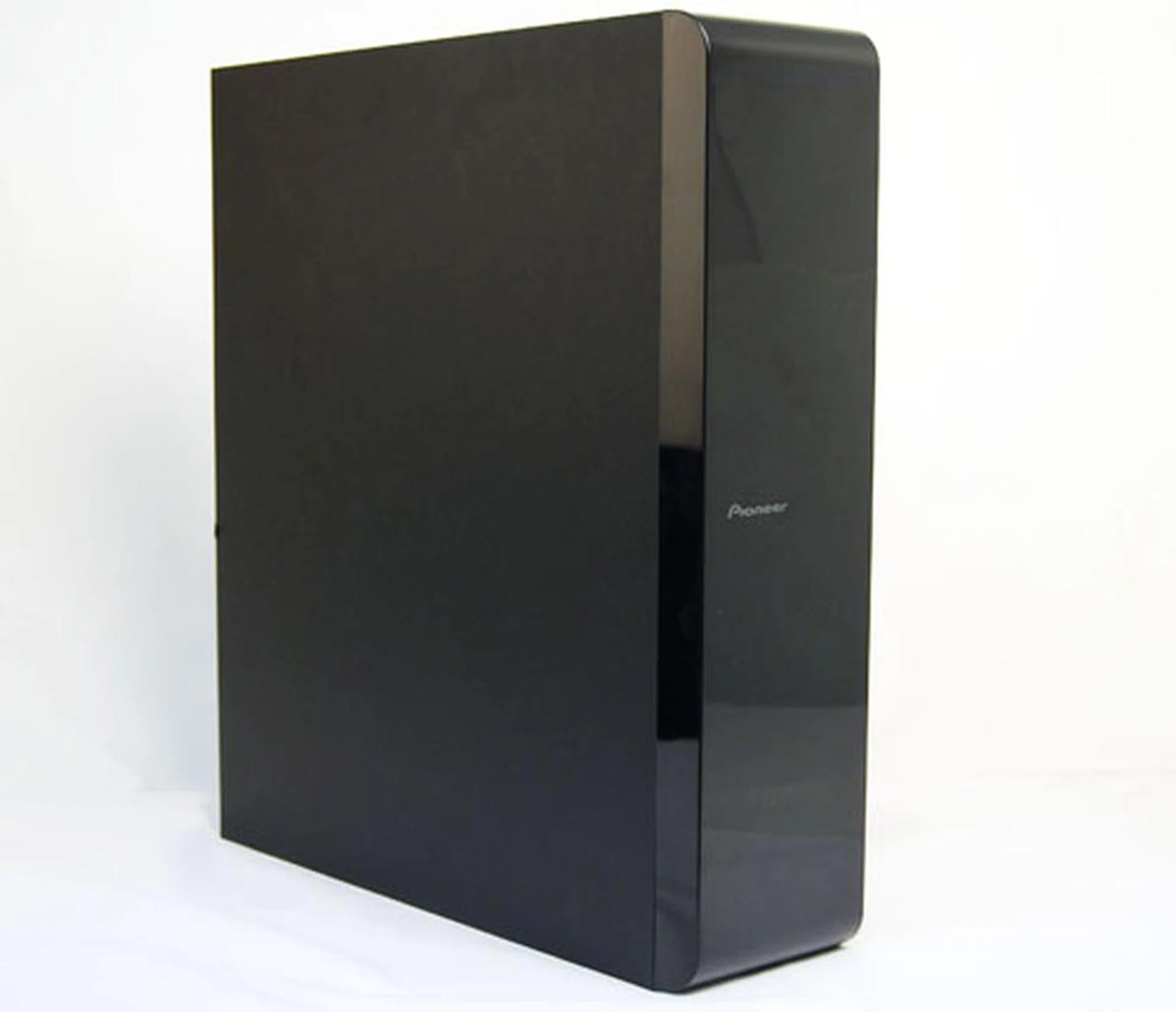 The Pioneer S-BD808SW slim subwoofer is meant to handle the low frequencies.