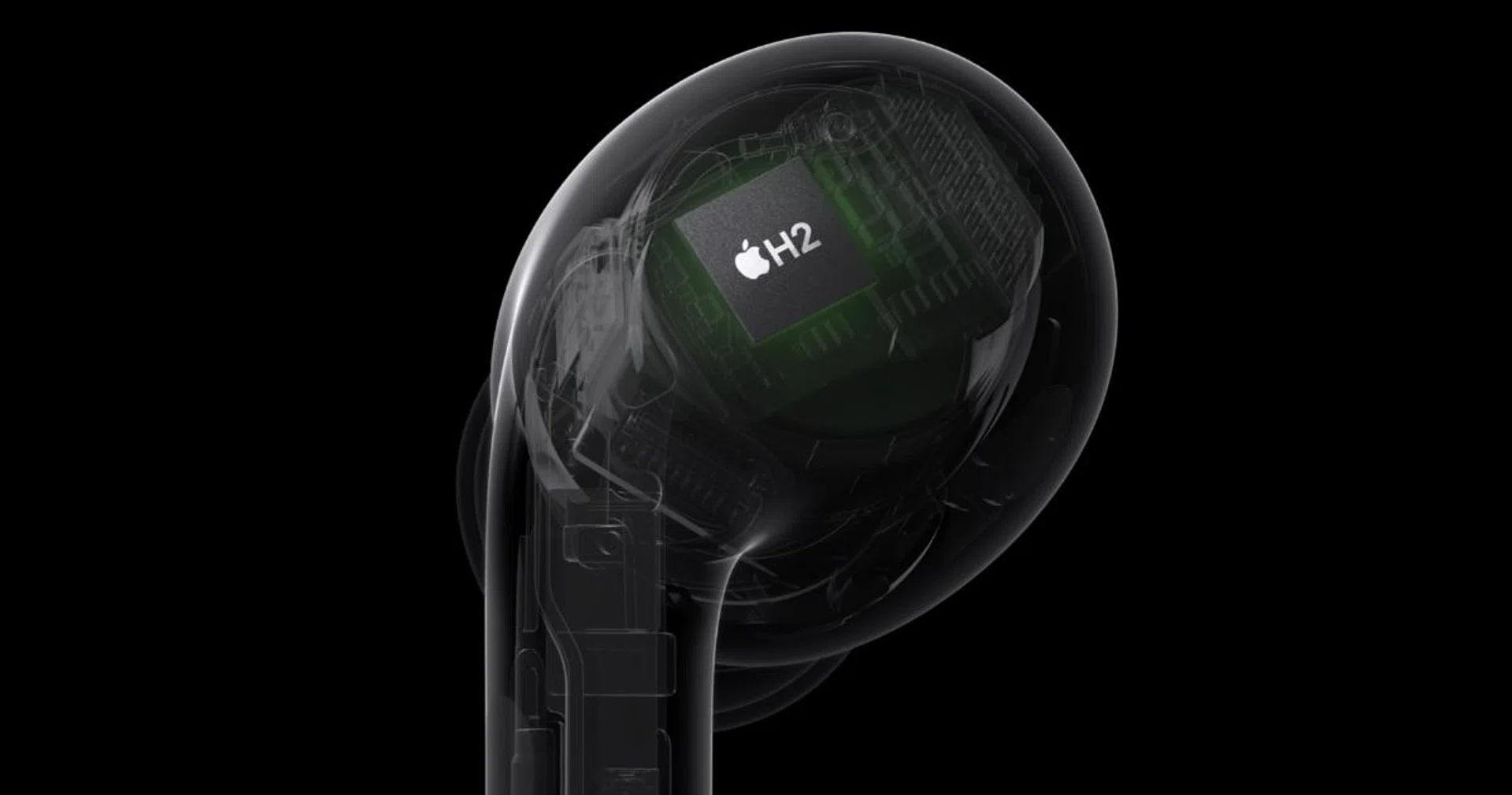 In transparency mode, the H2 chip analyses noise 48,000 times a second.