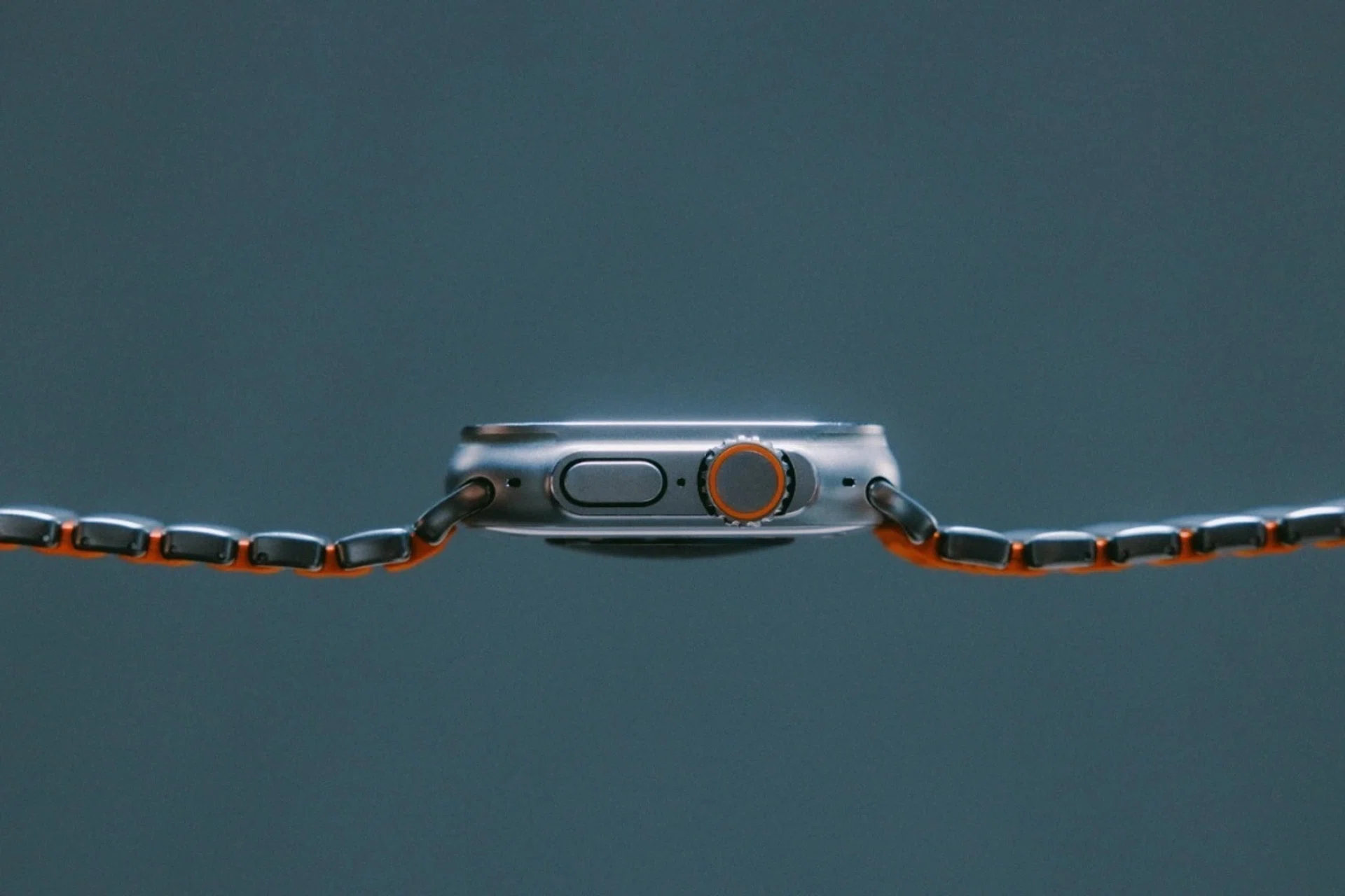 Nomad’s new Stratos Band in ultra orange.