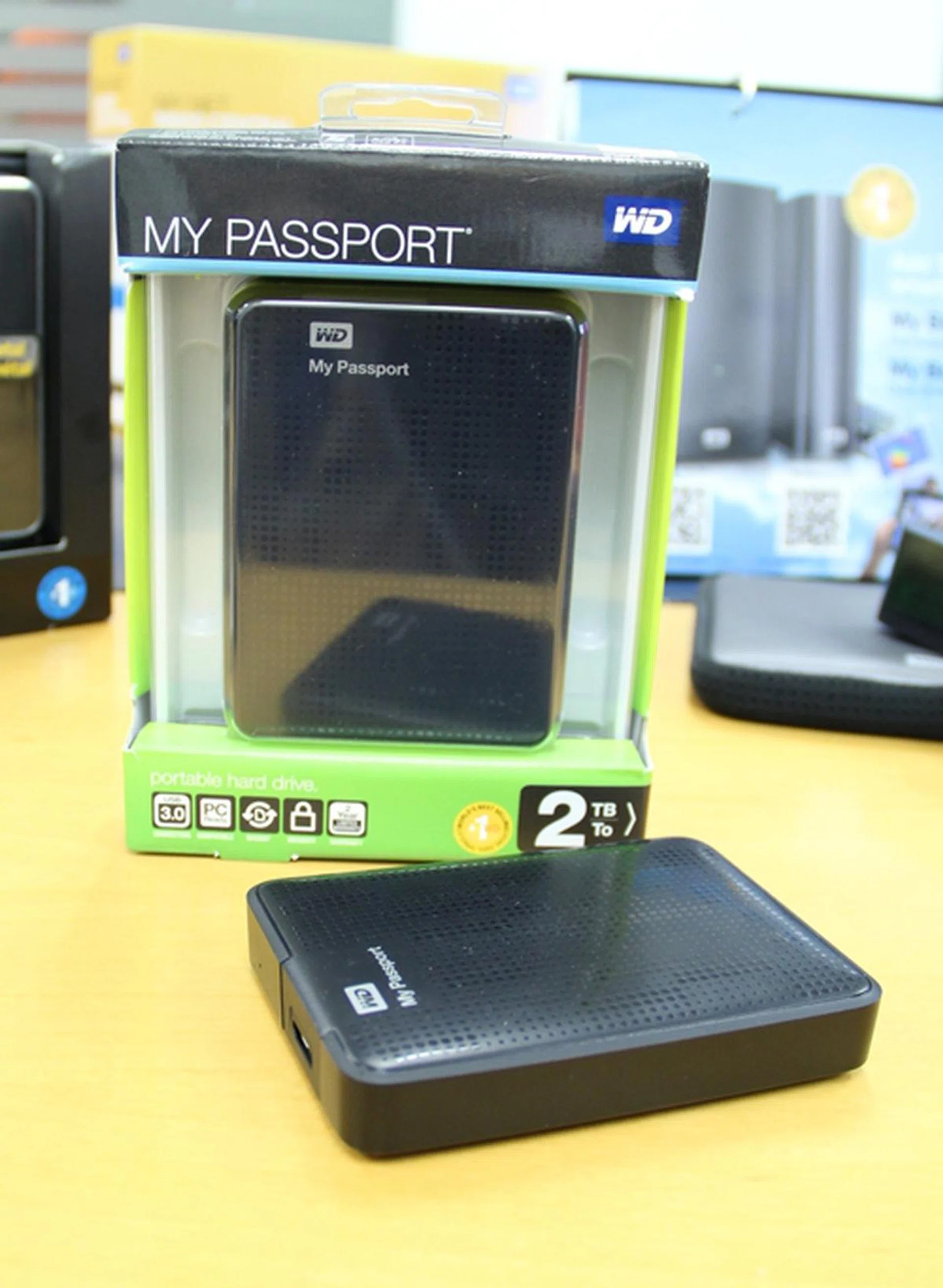 The Western Digital My Passport 2TB portable drive has a SRP of S$299 and comes with a local 2-year limited warranty. 