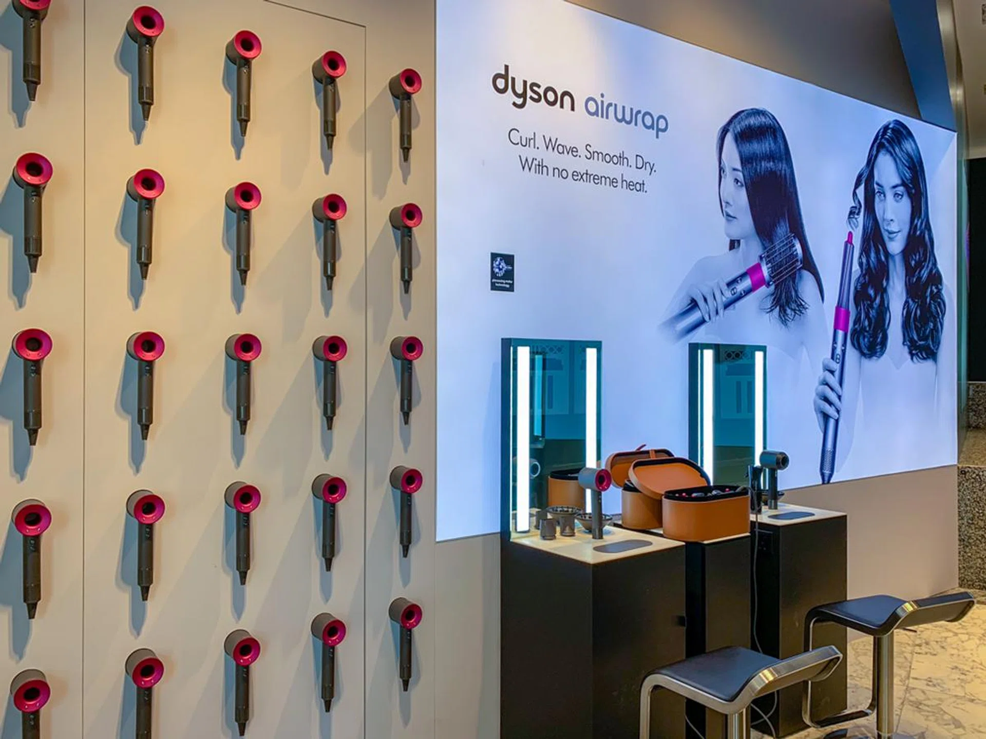 Experience the Dyson Airwrap styler at Robinsons or Tangs in Orchard.