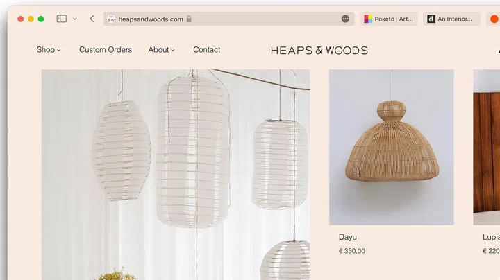Safari has a completely new look and tab management system.