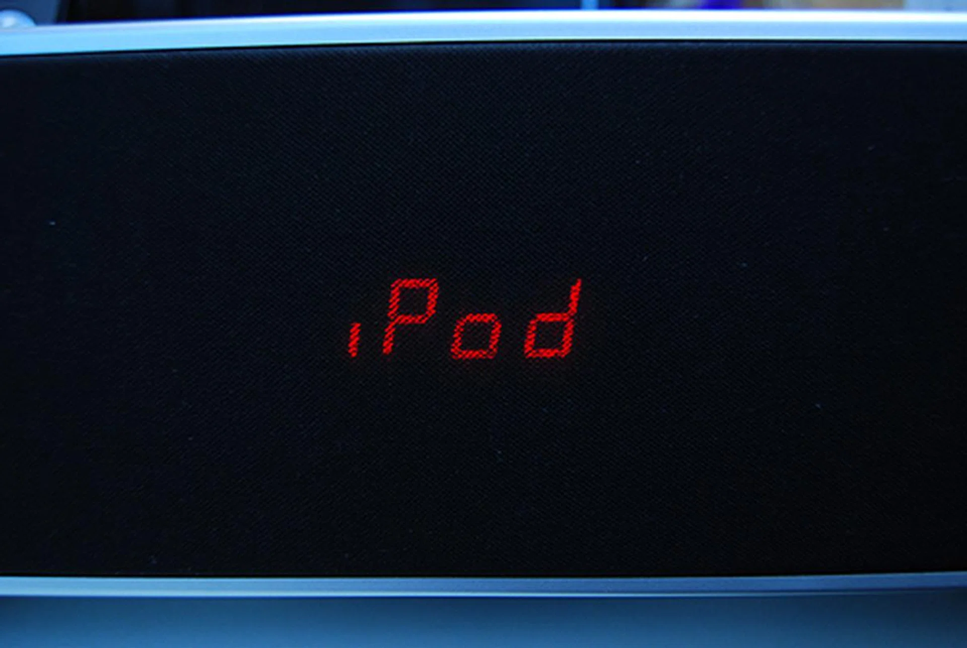 Pioneer has integrated the LED display into the speaker grille, and it looks pretty nice.