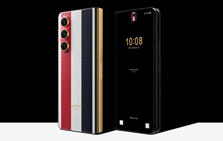 Thom Browneトムブラウン Galaxy Z Fold5 watch6 Get fancy with Thom Browne editions of the Samsung Galaxy Z Fold5