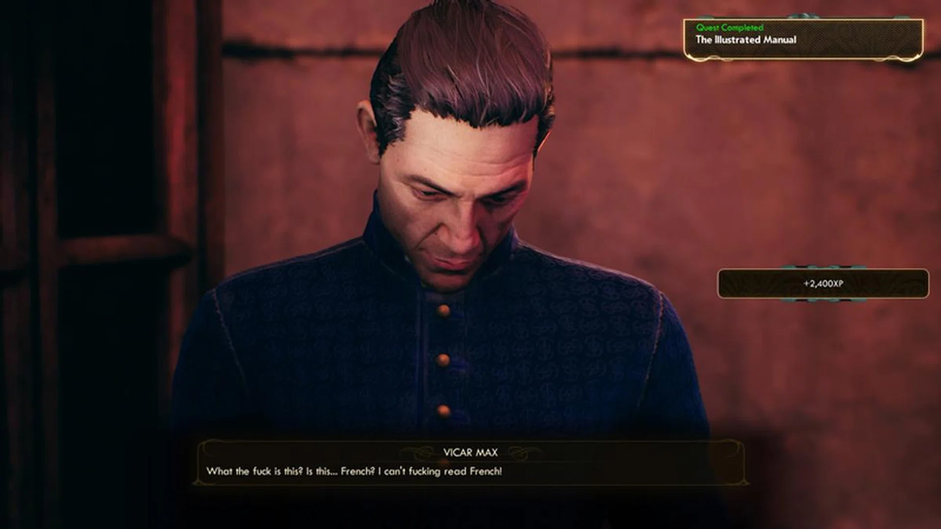 This game has excellent writing - I swear!