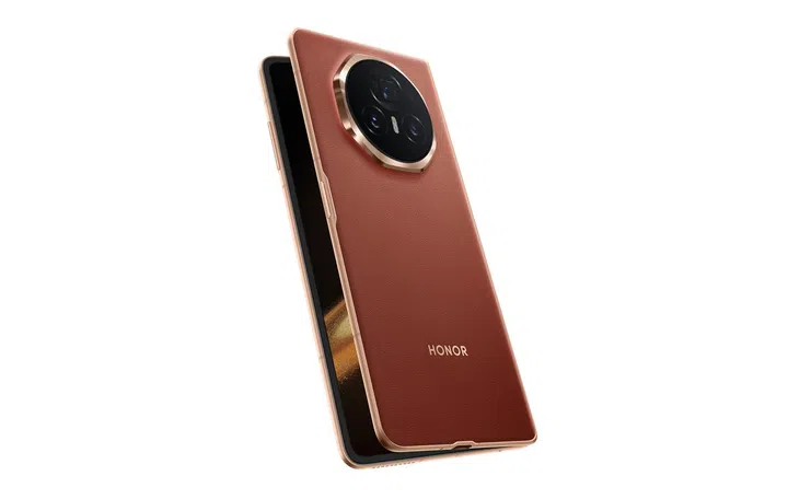 Honor Magic V3 in Silk Brown. Image: Honor Singapore.