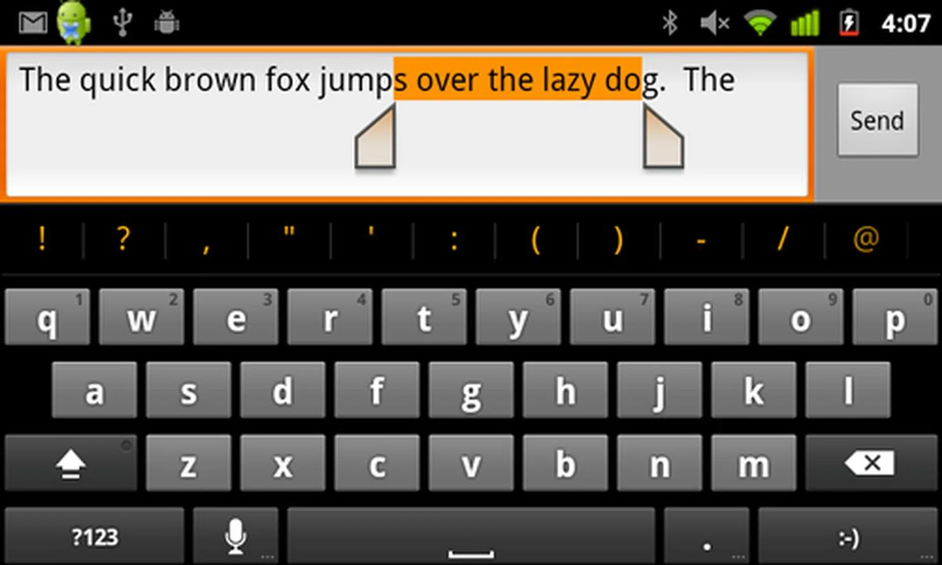 Word selection is also improved, giving you a multi-touch option to drag the cursor across a range of words.