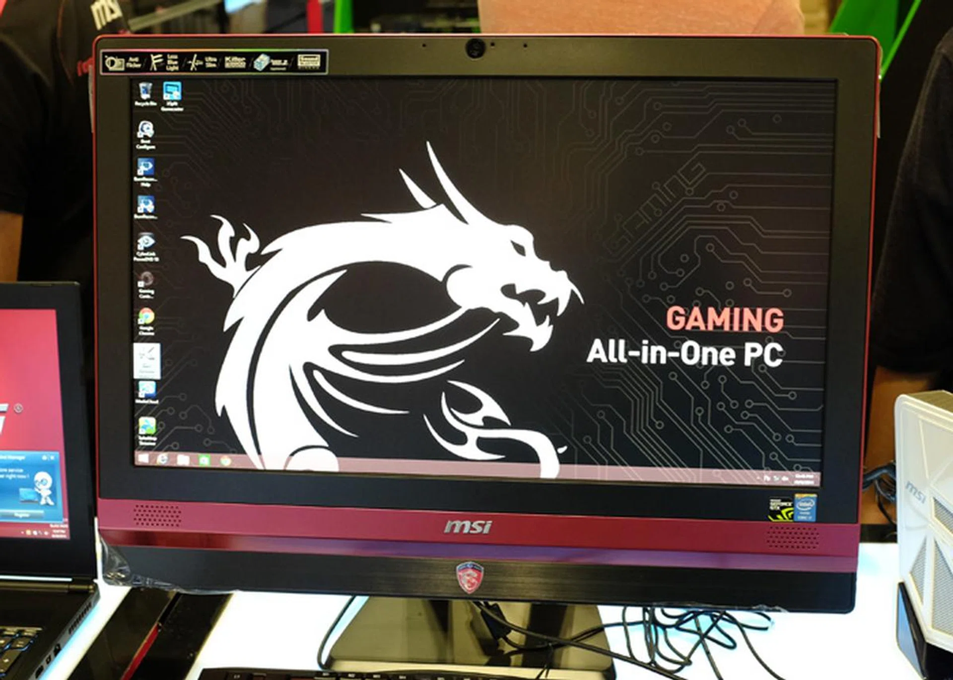 The MSI AG240 is an all-in-one gaming desktop PC, with a 23.6-inch Full HD display, an Intel Core i7-4700HQ processor, NVIDIA GeForce GTX 860M GPU, 8GB RAM, and 1TB storage. It is available for pre-order at Comex for $2,199.  