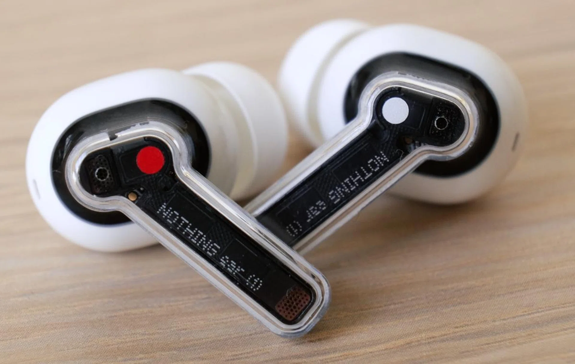 There are touch sensors on the sides of the buds.