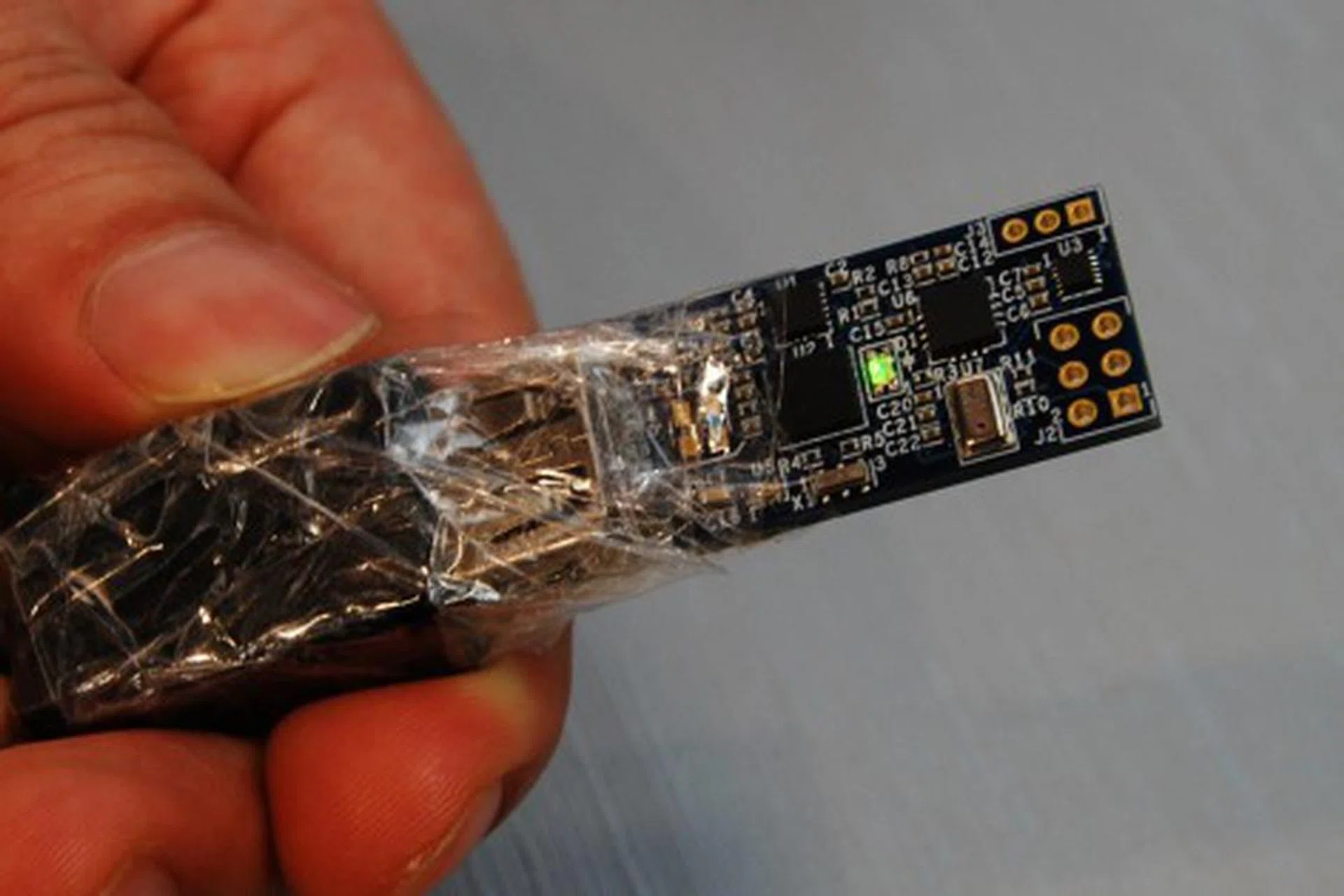 Combining the above sensors into a tiny package is the new 12-axis sensor platform from Freescale. Shown here is just a reference development package but actual implantation can scale down to be even more integrated and compact.