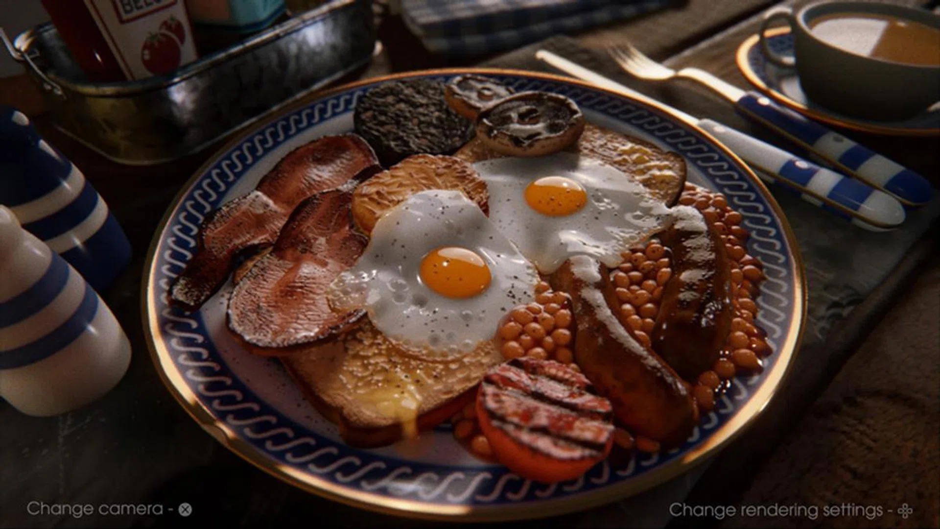 Is this real life? Creations in dreams can be as simple or complex as you want them to be. This breakfast plate was made entirely in-game - look at how incredible that is! | Image: Sony Interactive Entertainment