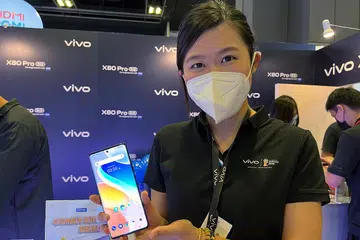 Vivo booth at Comex 2022.