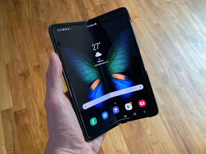 The Samsung Galaxy Fold.