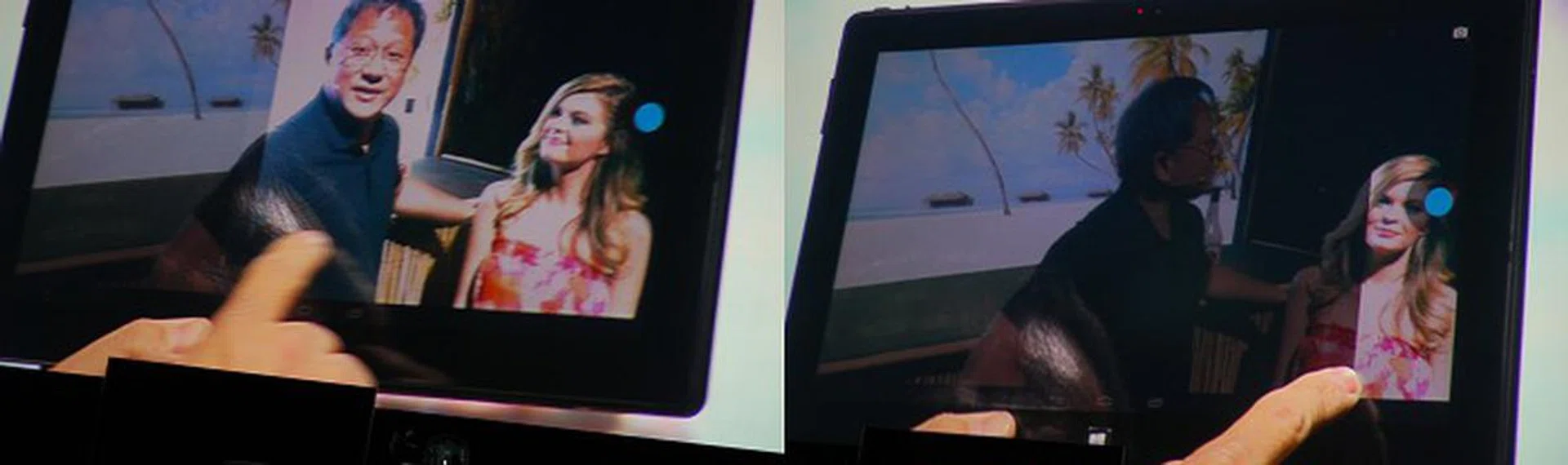 Not only does the Tegra 4 tablet take a successful HDR adjusted photo, it’s powerful enough that it can simulate the effect of HDR in real-time as seen in this demo tool and was shown live to the press. Definitely no more wait times associated with applying these post-processing effects!