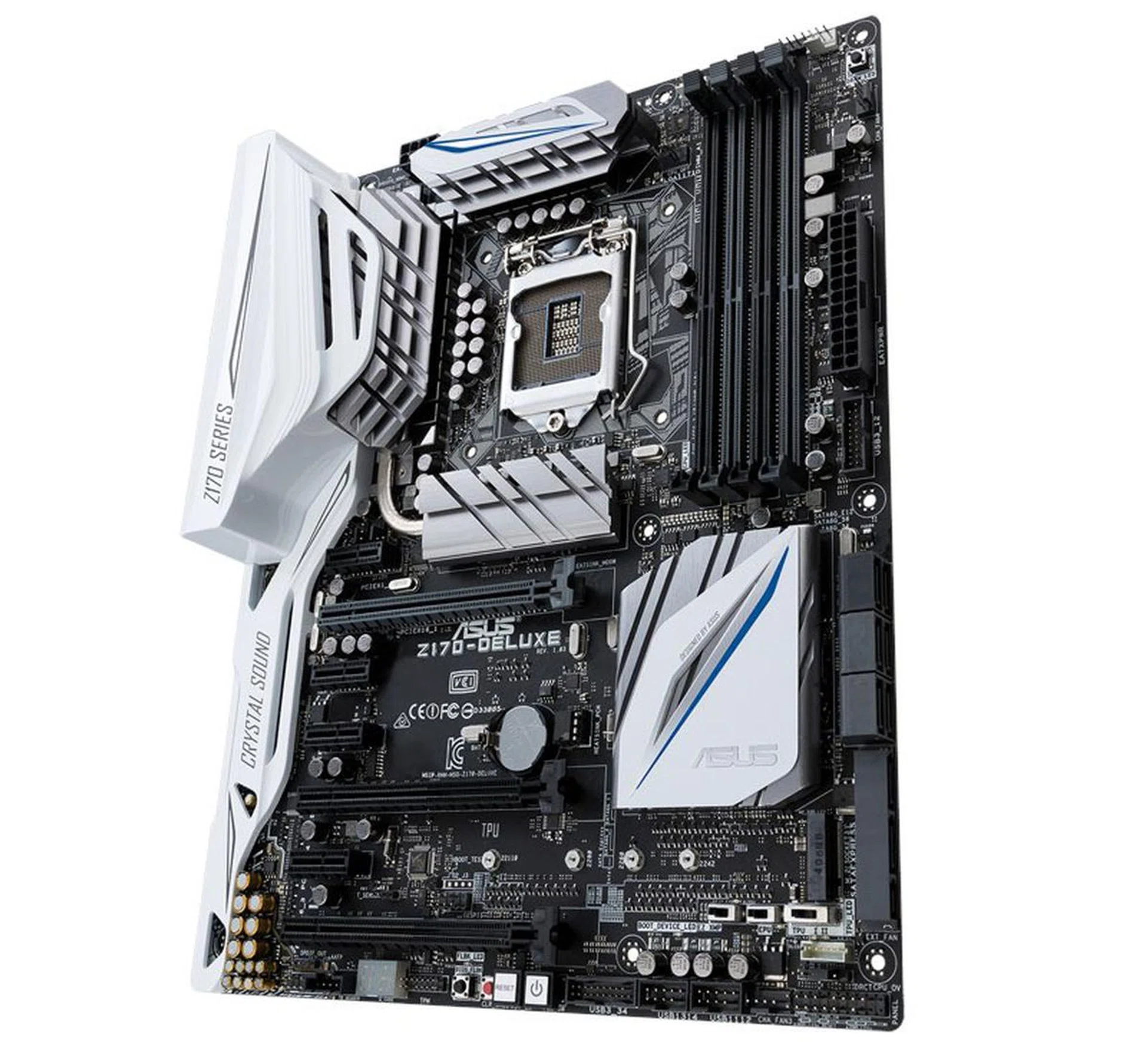 The ASUS Z170 Deluxe is the top board in ASUS' Signature series. (Image Source: ASUS)