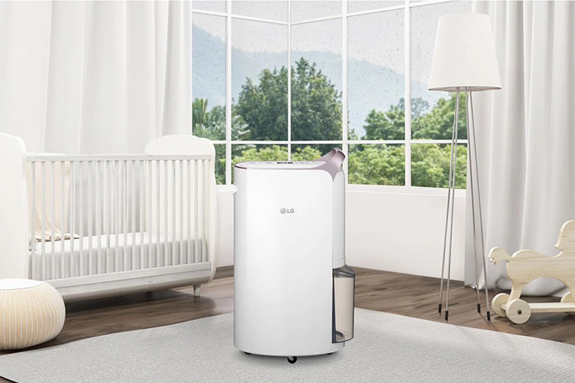 LG Dual Inverter Dehumidifier with Ionizer (MD19GQGA1).