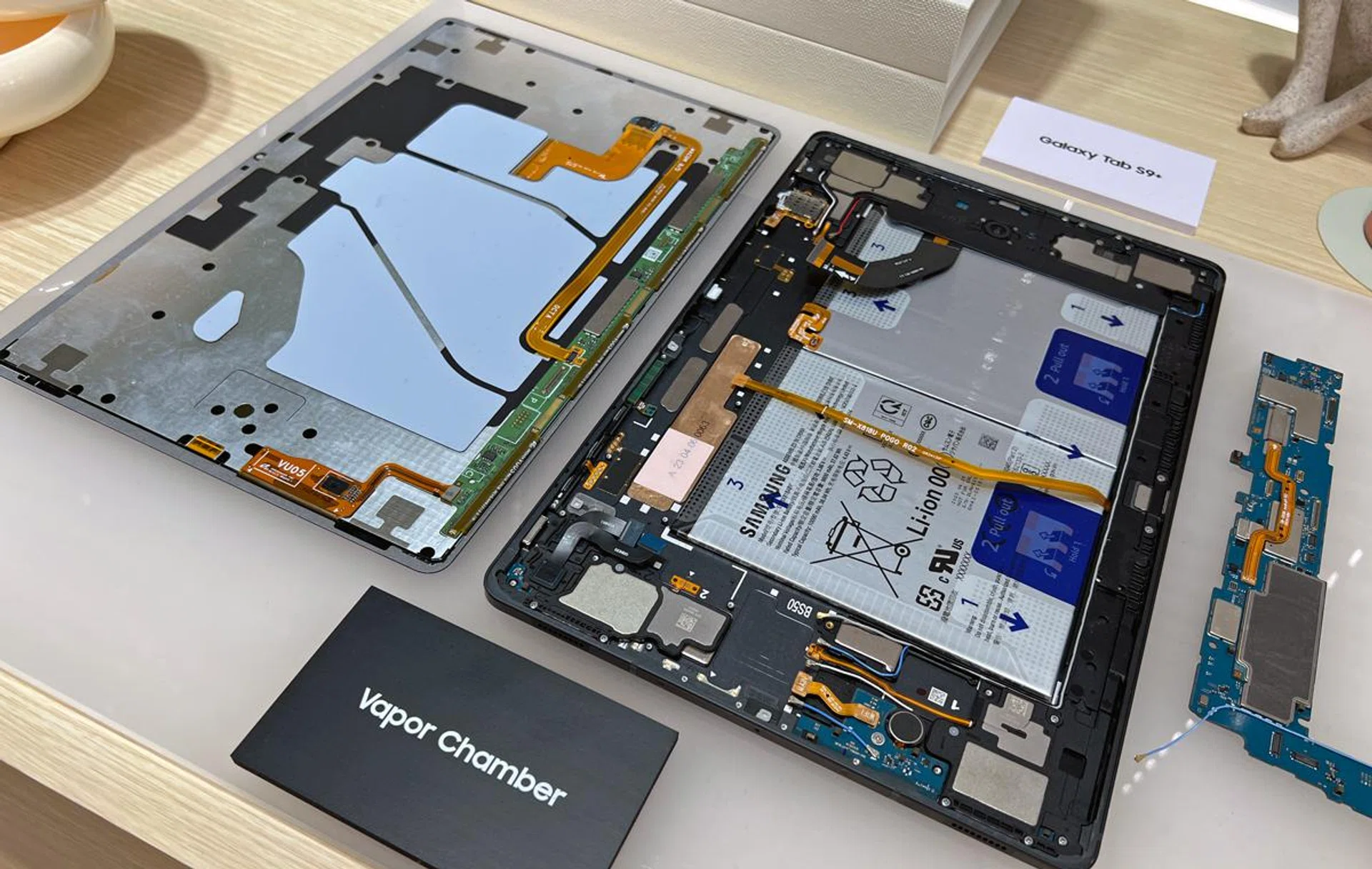 A better view of the Galaxy Tab S9+.