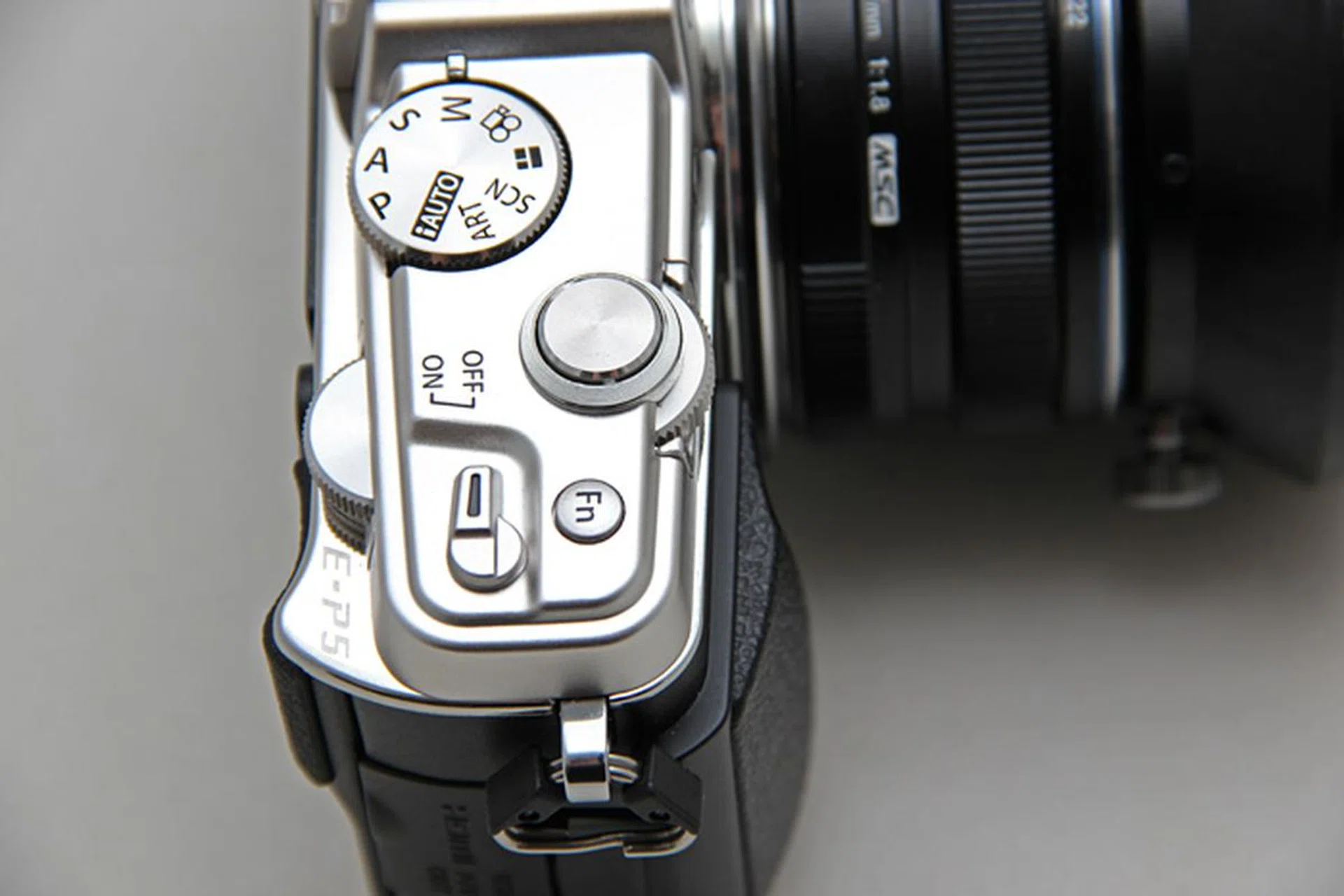 The E-P5 comes with twin control dials, front and back, instead of the single one on the E-P3.