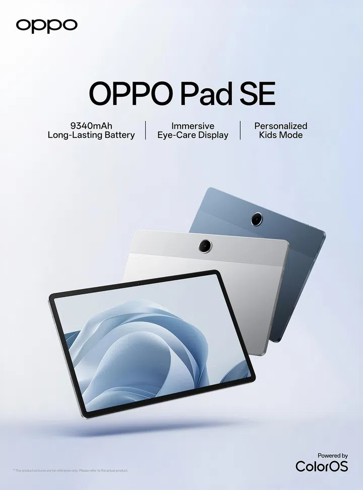 OPPO Pad SE. Image: OPPO Singapore.