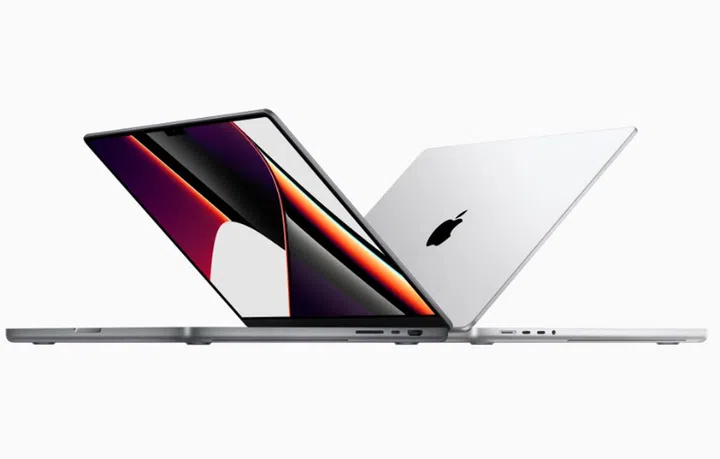 The new 14 and 16-inch MacBook Pros. (Image source: Apple)