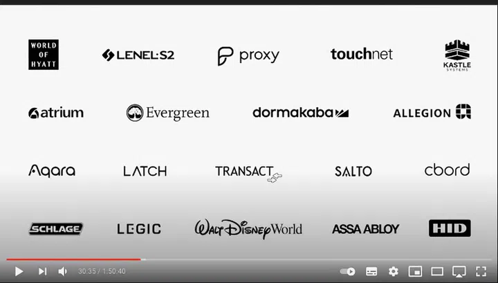 Some of the partners creating digital keys for Wallet. 