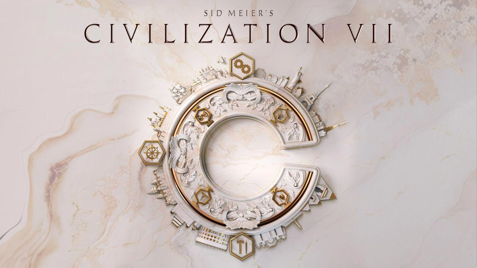 Image of the game title of Civilization VII