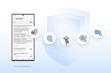 Samsung Auto Blocker, first introduced to Singapore in November 2023. Image: Samsung.