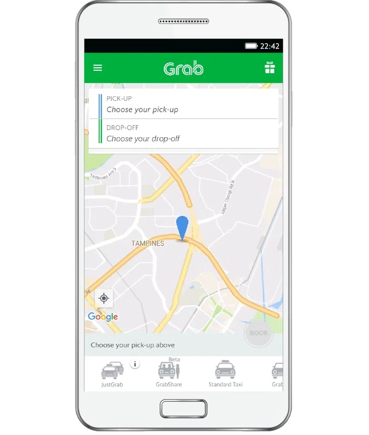 How to use JustGrab. Credit: Grab.
