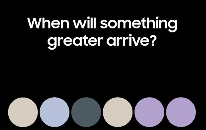 Something greater is arriving on 10 August. Image source: Samsung. 