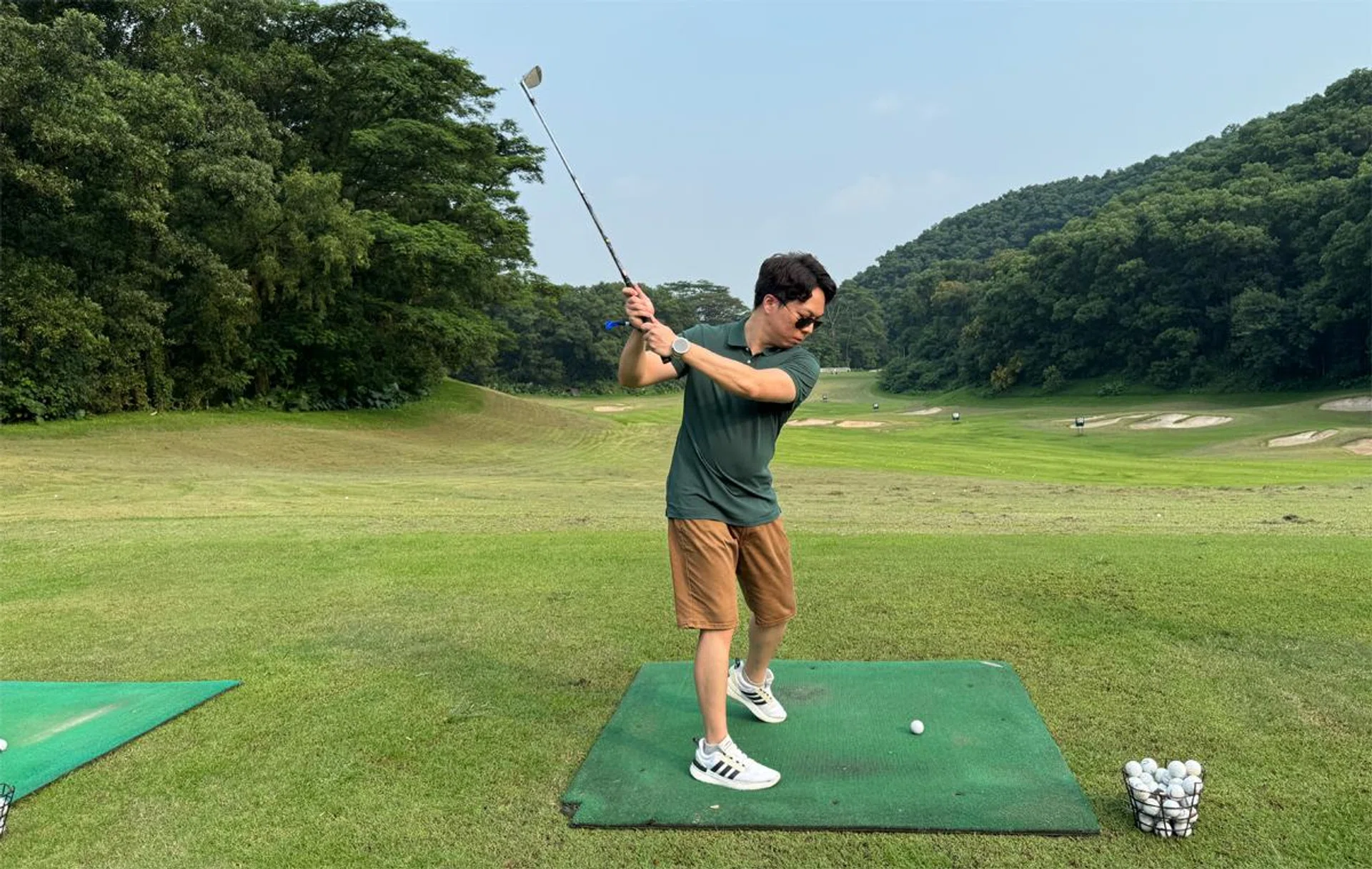 The watch has a separate Driving Range mode if you can only afford time to go to the range, or if you're trying to improve your swing. Photo: HWZ.