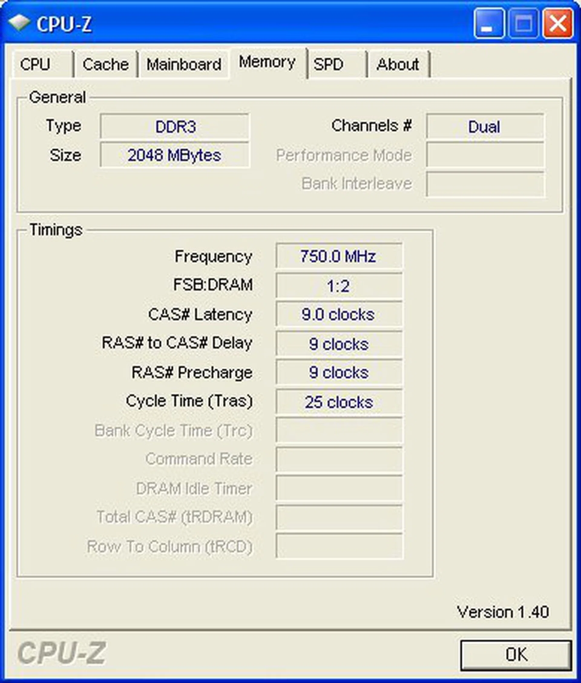 DDR3-1333 memory overclocked to DDR3-1500.