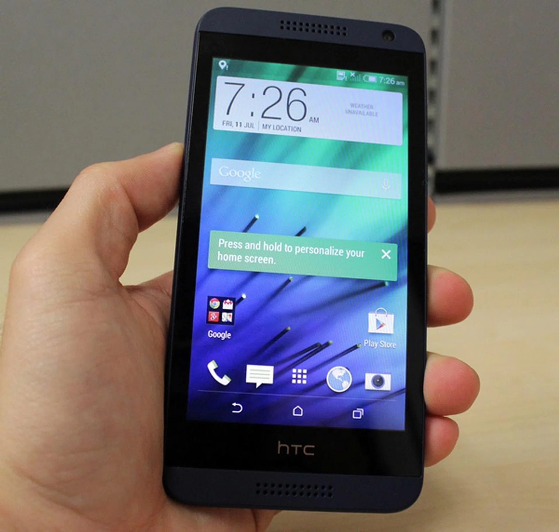 The Desire 610 looks like the Desire 816 and the rest of the premium One series. 