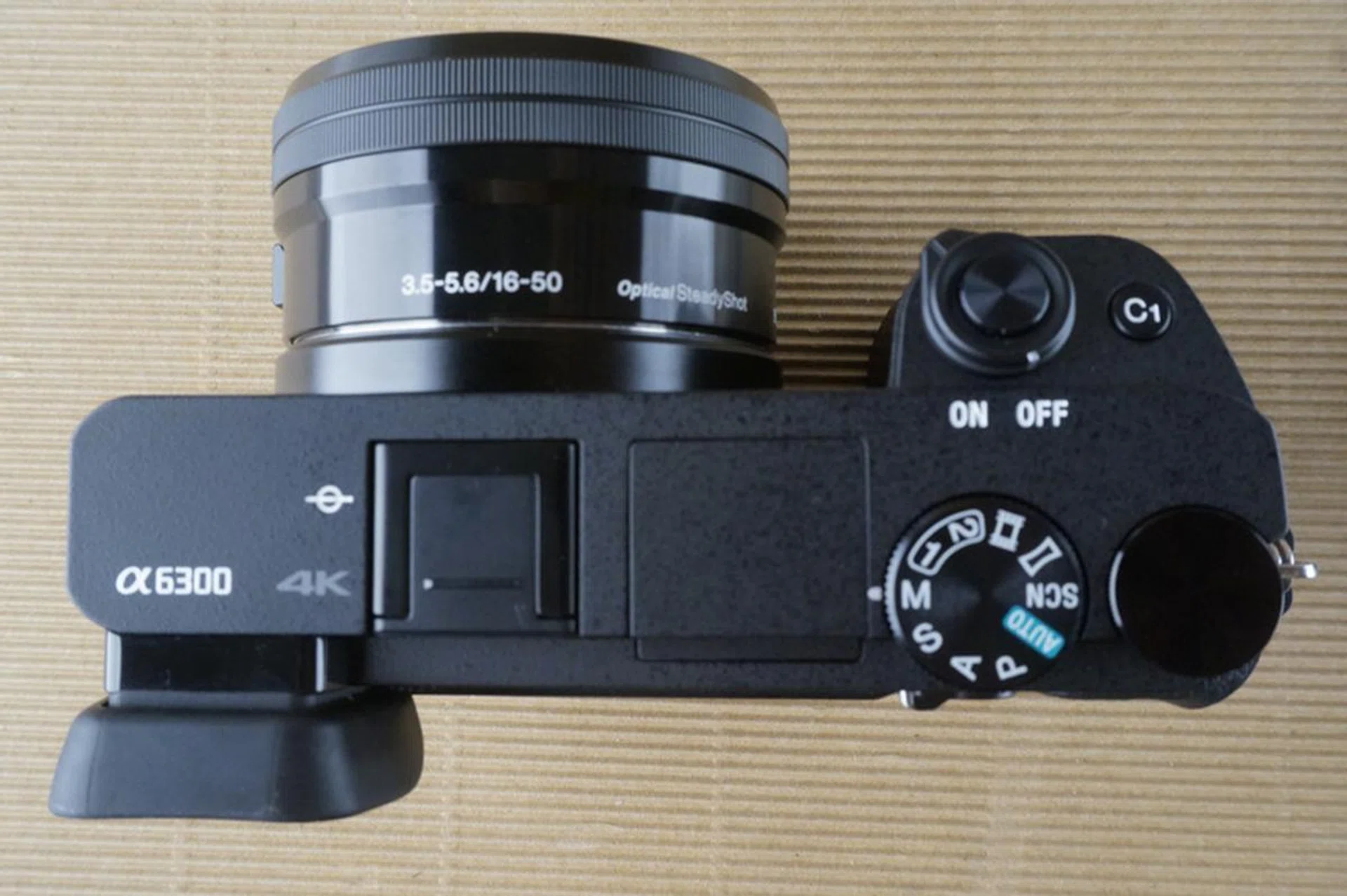 Hotshoe, EVF and pop-up flash round out the list of features on the a6300.