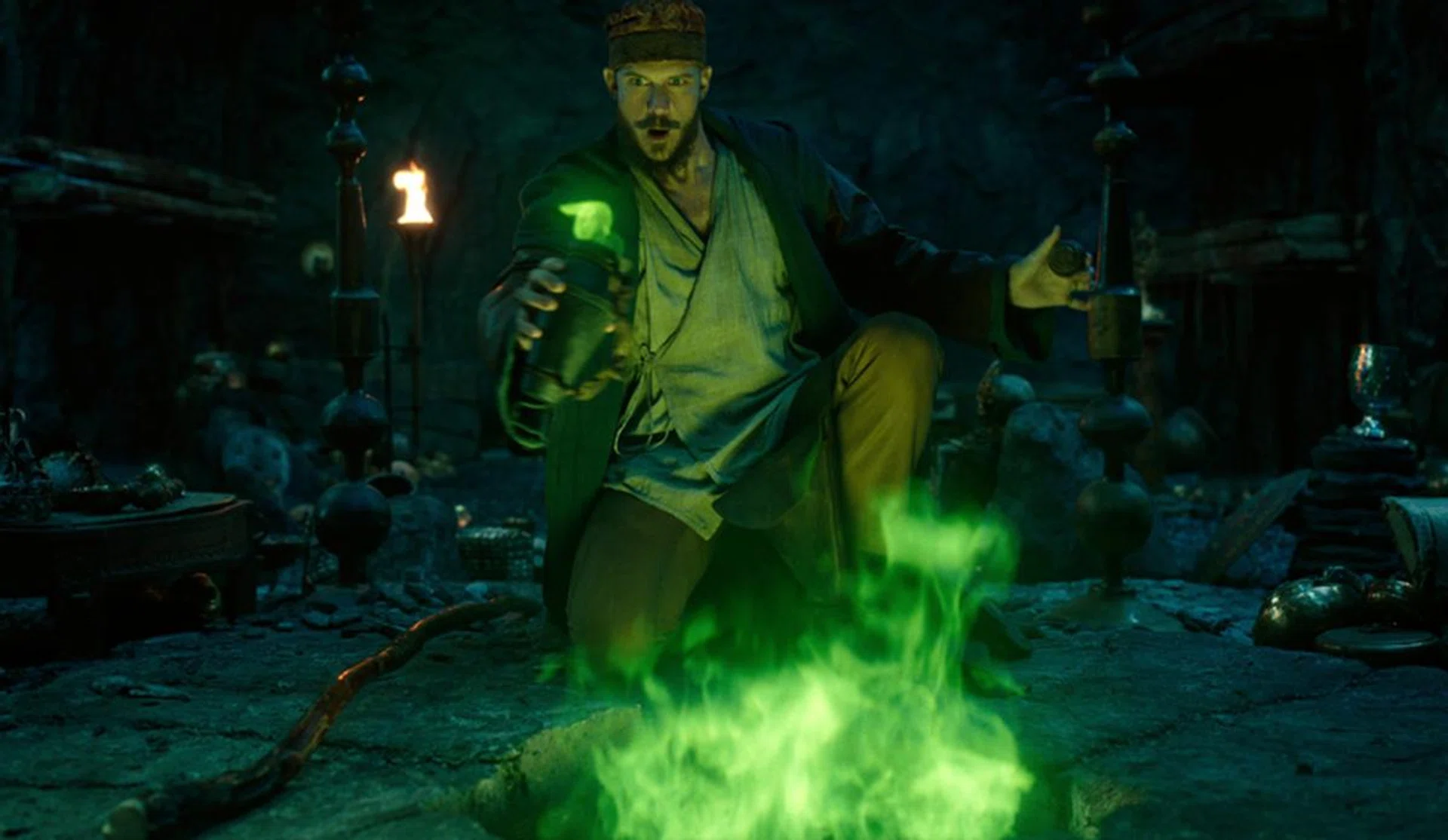 Gustaf Skarsgård (pictured) plays Merlin. | Image: Netflix