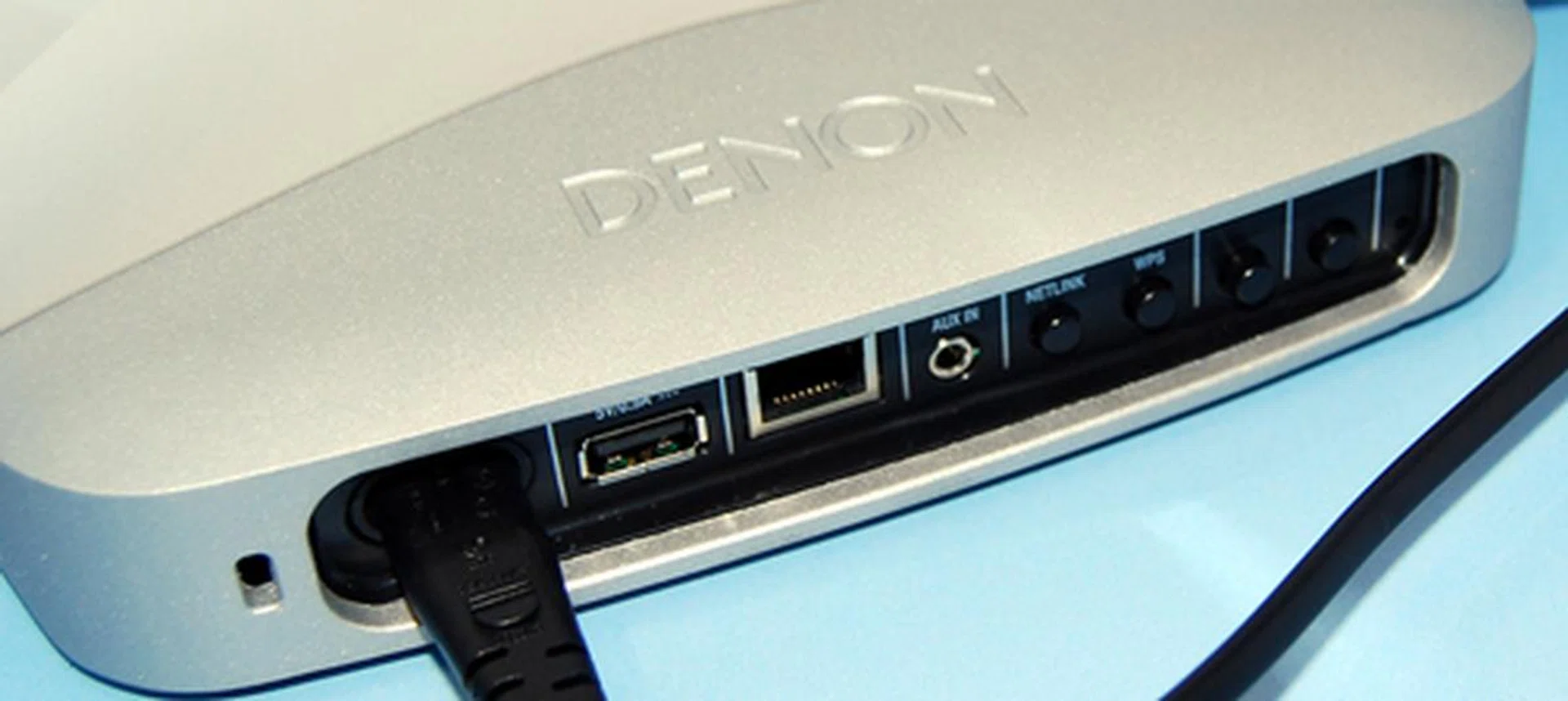 At the back of the base, you will find a USB port for charging devices, an Ethernet port for initial setup and a 3.5mm port to allow playback from a variety of digital devices.