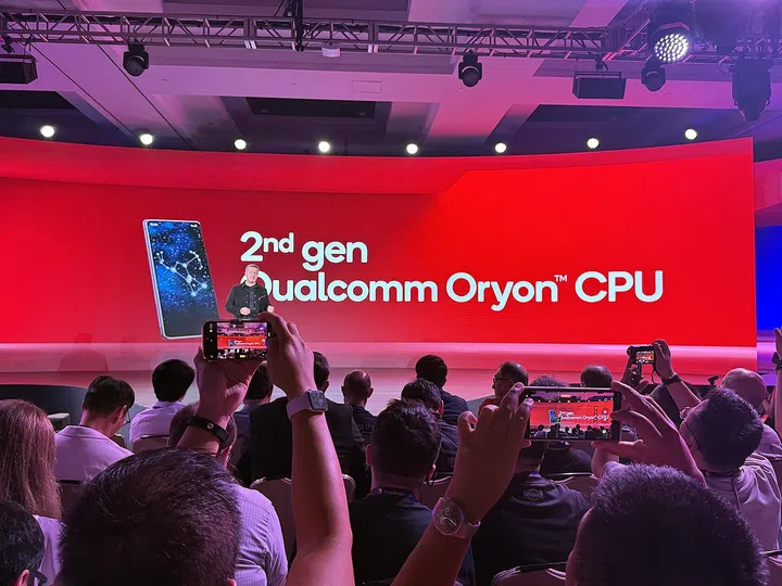 Snapdragon 8 Elite's Oryon CPU is the second-generation version. Photo: HWZ.