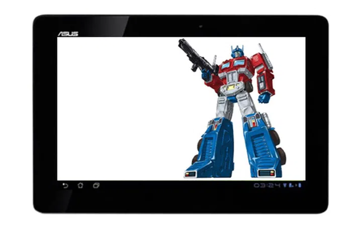 No, this is not the Optimus Prime you're looking for inside the ASUS Eee Pad Transformer Prime.