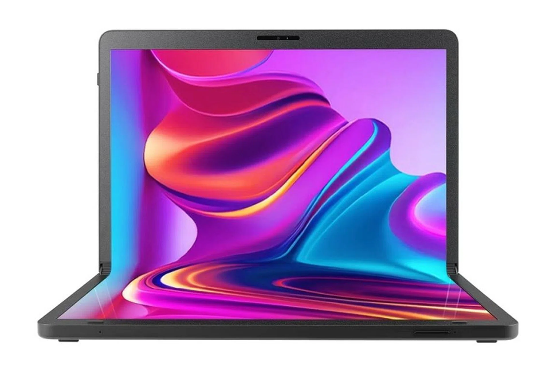 The LG Gram Fold has a 17-inch screen when unfolded, or a 12-inch screen when folded. <br>Image source: LG