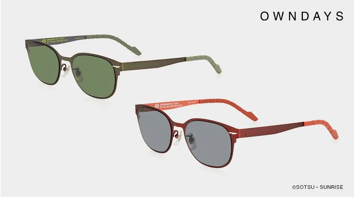 L-R: Zeon Exclusive Sunglasses in khaki, Zeon Exclusive Sunglasses in red (S$78)