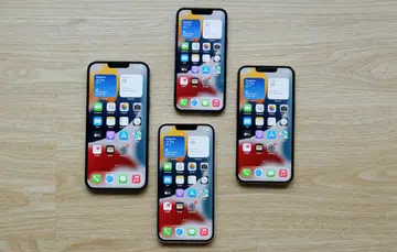 Apple iPhone 13 series from 2021.