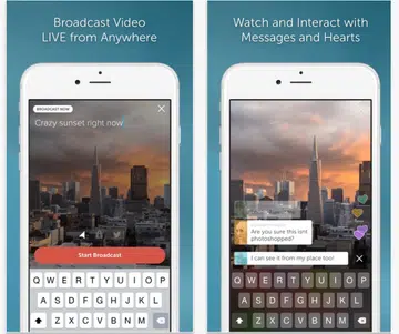 Periscope has been updated to version 1.3.3 on the App Store to support the new GoPro camera broadcast feature. (Image source: Twitter)