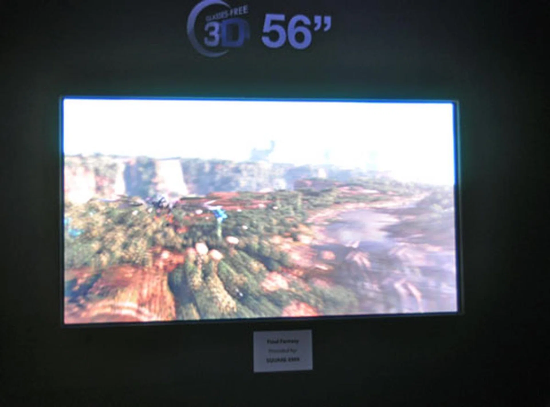 The 3D display without glasses basically means you have to stand at a fixed position. Any slight deviation and it goes all out of the window. Not very suitable for a home environment we feel but it's still a cool idea to be honest (not that we haven't seen something similar before though).