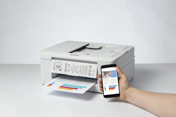 The Brother MFC-J1010DW - comes with fax and ADF. (Image source: Brother)