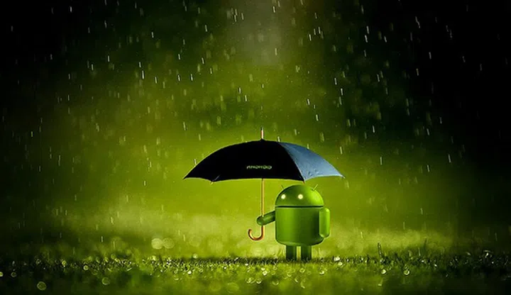 It's raining on Android's parade again. (Image Source: ESET)