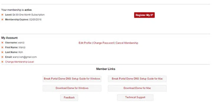 After logging in, you'll be taken to a page from which you can download Dome for Windows or Macs, complete with a detailed setup guide. 