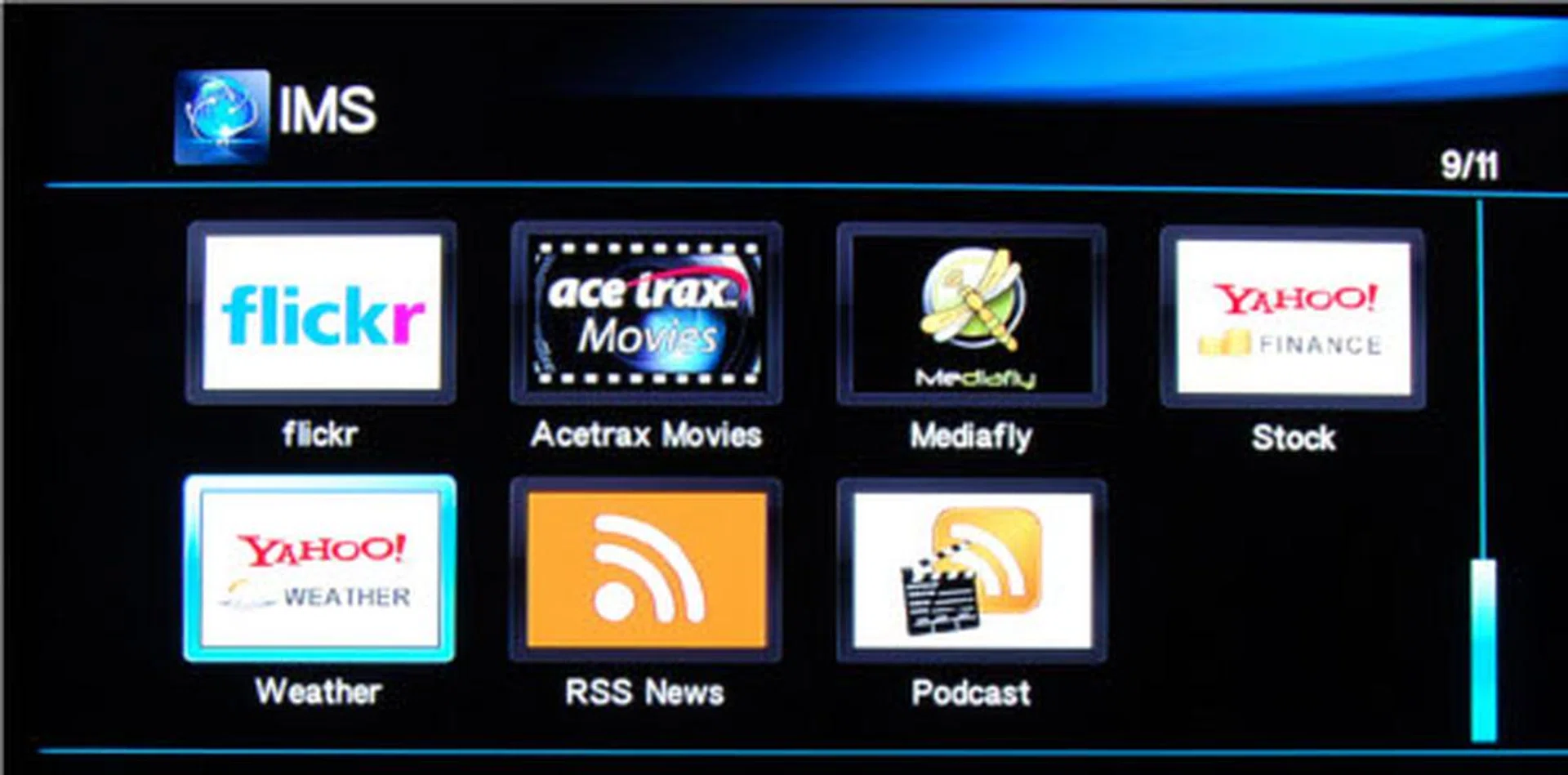 Wait, there's more. Unfortunately, the Acetrax VOD service isn't available in this region.