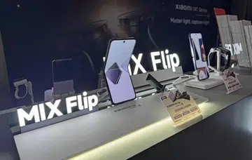 Xiaomi Mix Flip on display in Singapore. Photo: HWZ.