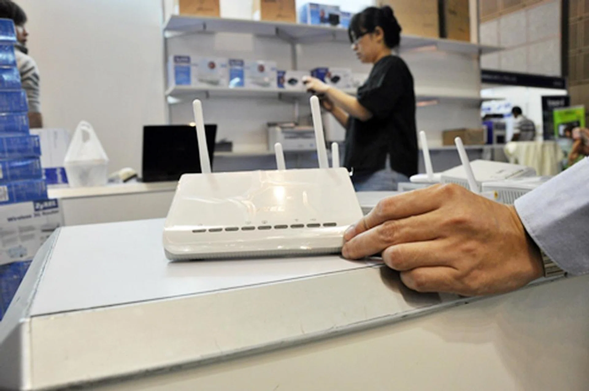 While it looks the same as the previous item, this one's actually a Wireless N Router, the NBG-419N that's really cheap at $59.