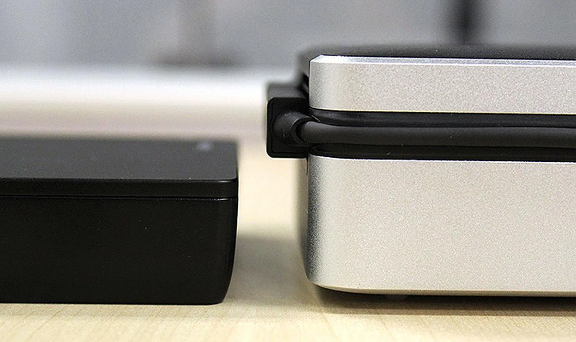 The My Passport Pro is twice as thick - 22mm vs. 44mm.