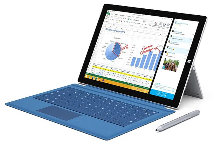 Microsoft cancelled plans for a Surface Mini due to the lack of confidence in its ability to compete in the small tablet market segment. Seen here is the 12-inch Surface Pro 3.
